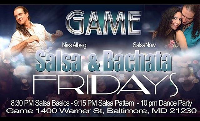 Experience all the fun on Fridays with us and @aalbaig with SalsaNow! We have the best Latin Music and dancing in the city!!! If you love Salsa and Bachata come out and join us tonight. Lessons start at start at 8:30pm for #beginners 9:15 for interme